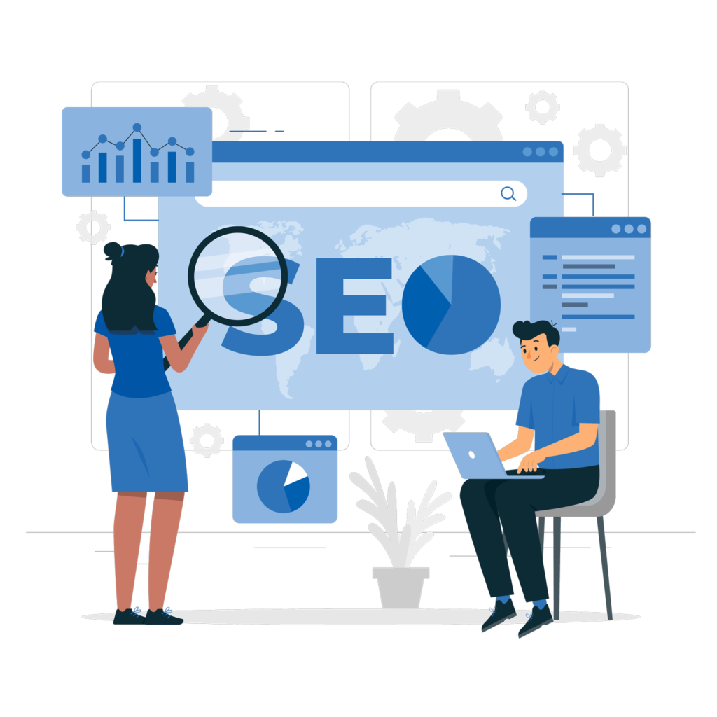 Encre Digitale - illustration SEO analyse